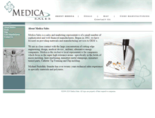Tablet Screenshot of medicasales.com